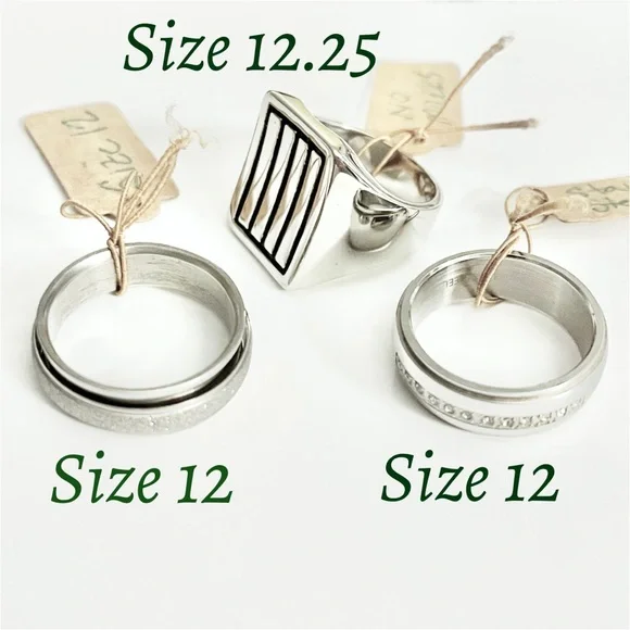 STAINLESS STEEL RING BUNDLE/LOT - Picture 11 of 11